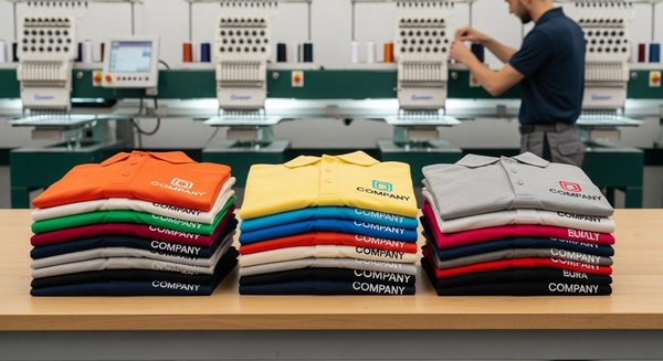 Grossiste polo personnalisé brodé : la solution textile pour valoriser votre marque