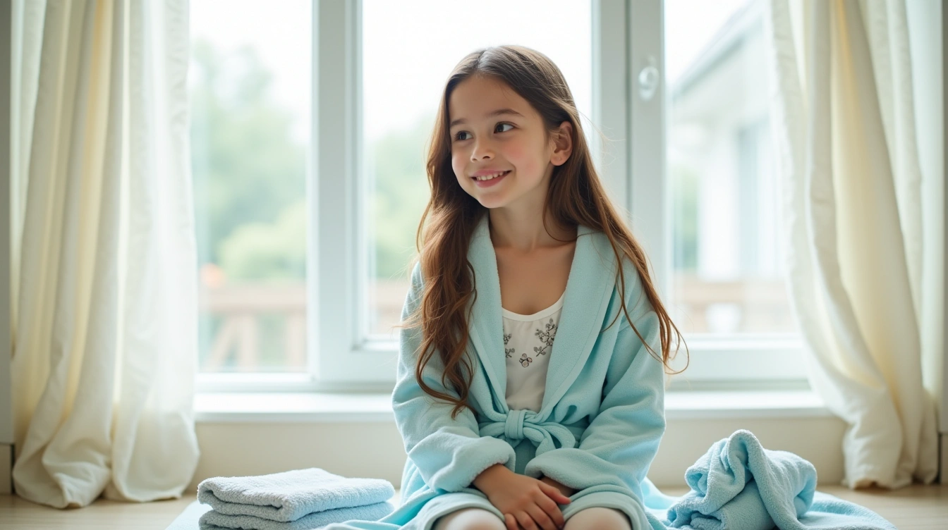 Vos questions sur les peignoirs fillettes